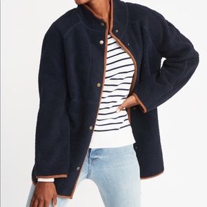 ON Long Sherpa Women’s Faux Suede Lined Coat